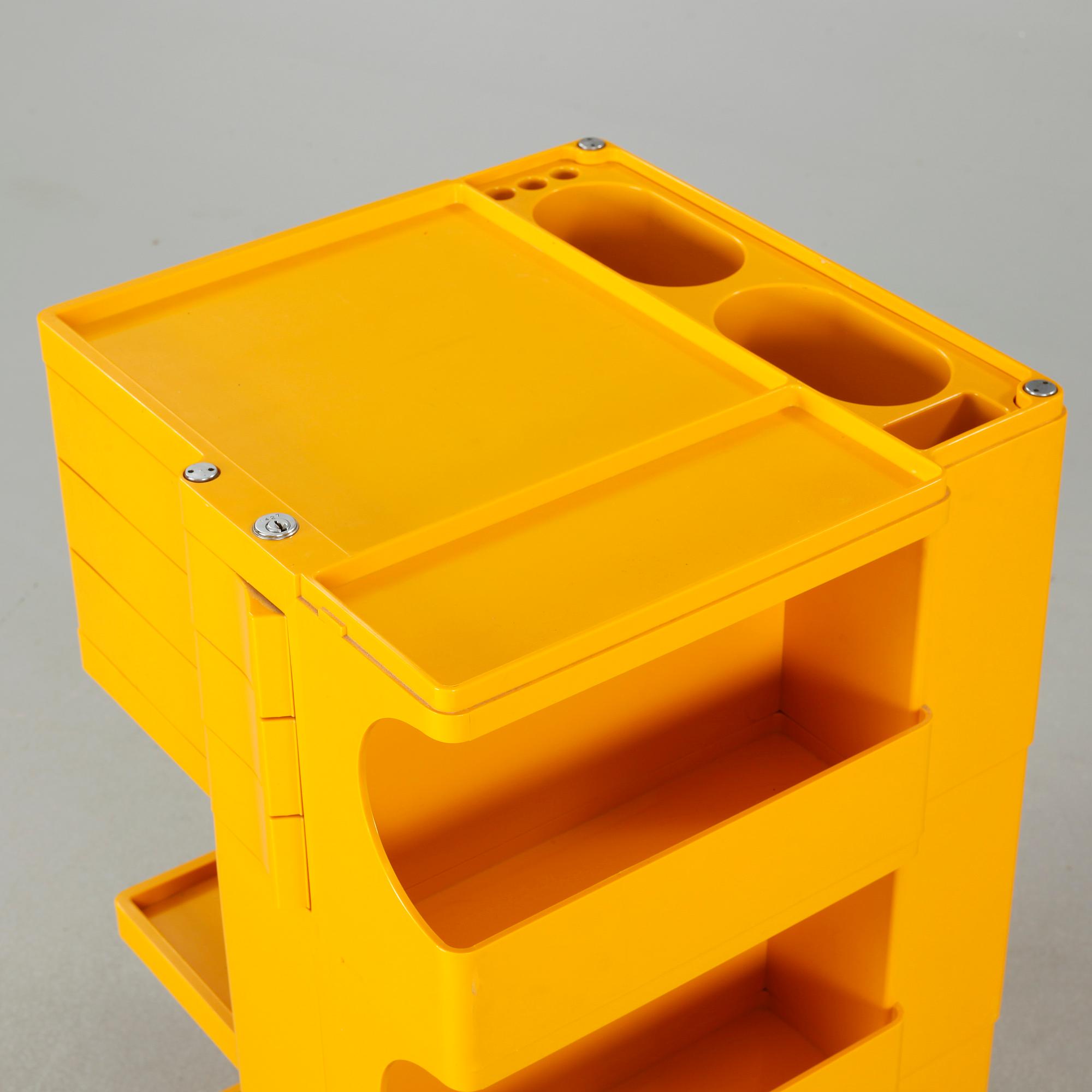 A "Boby" drawer unit, designed 1968 by Joe Colombo for Bieffeplast in Padova.