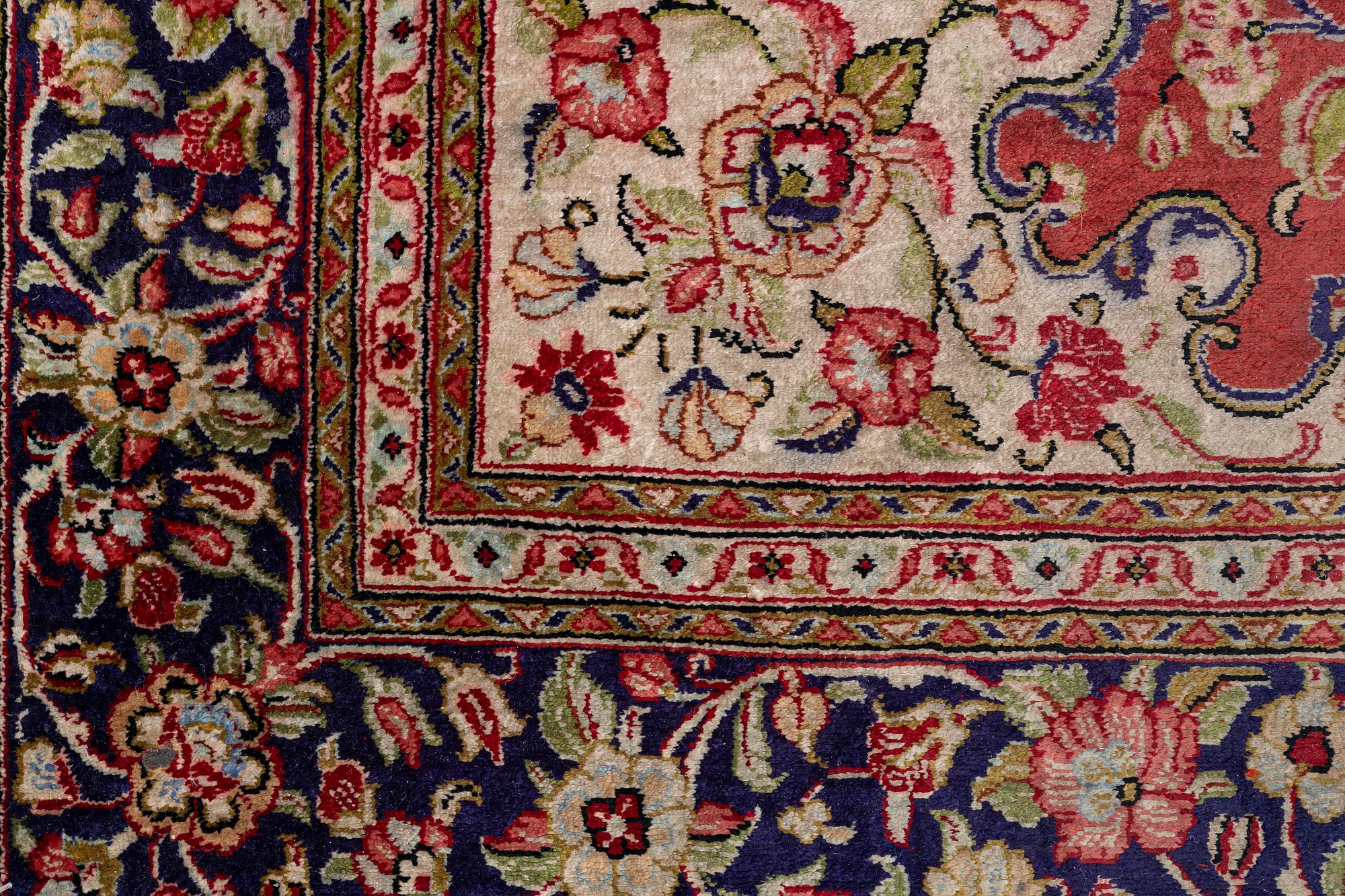 Carpet, Keshan, approx. 100 x 150.