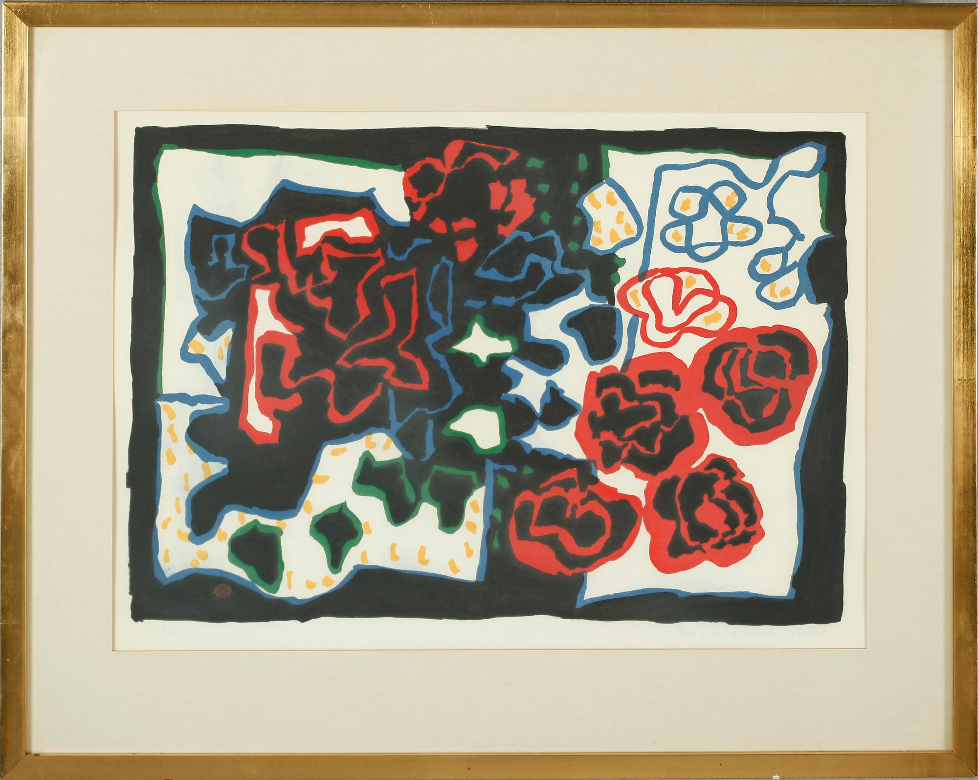 LENNART RODHE, färglitografi, signerad och numrerad.