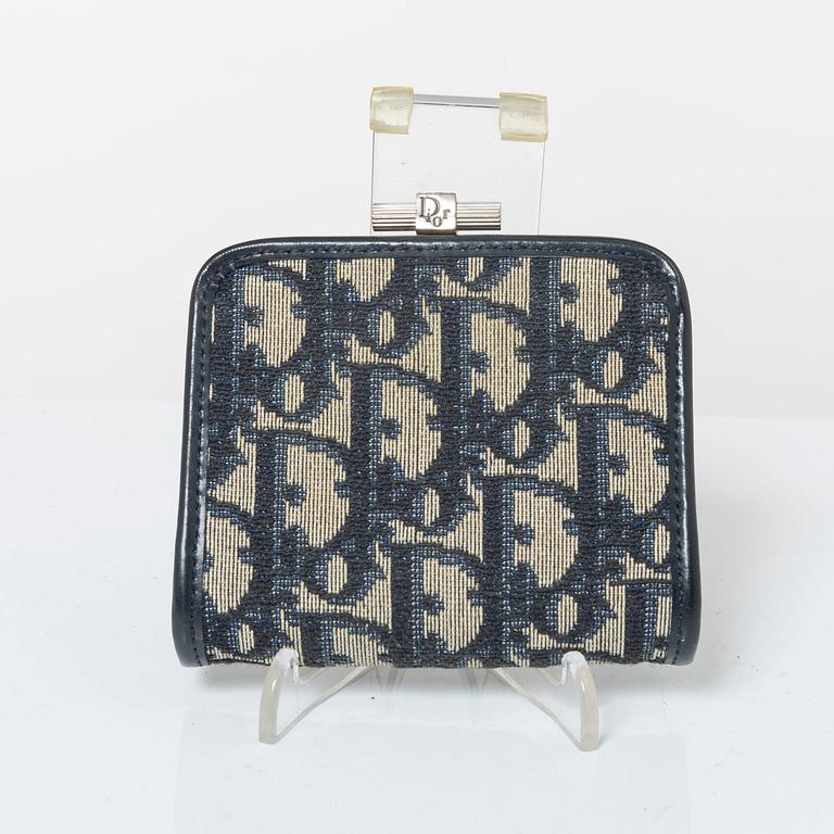 Christian Dior, Translation: "bag and wallet, vintage".