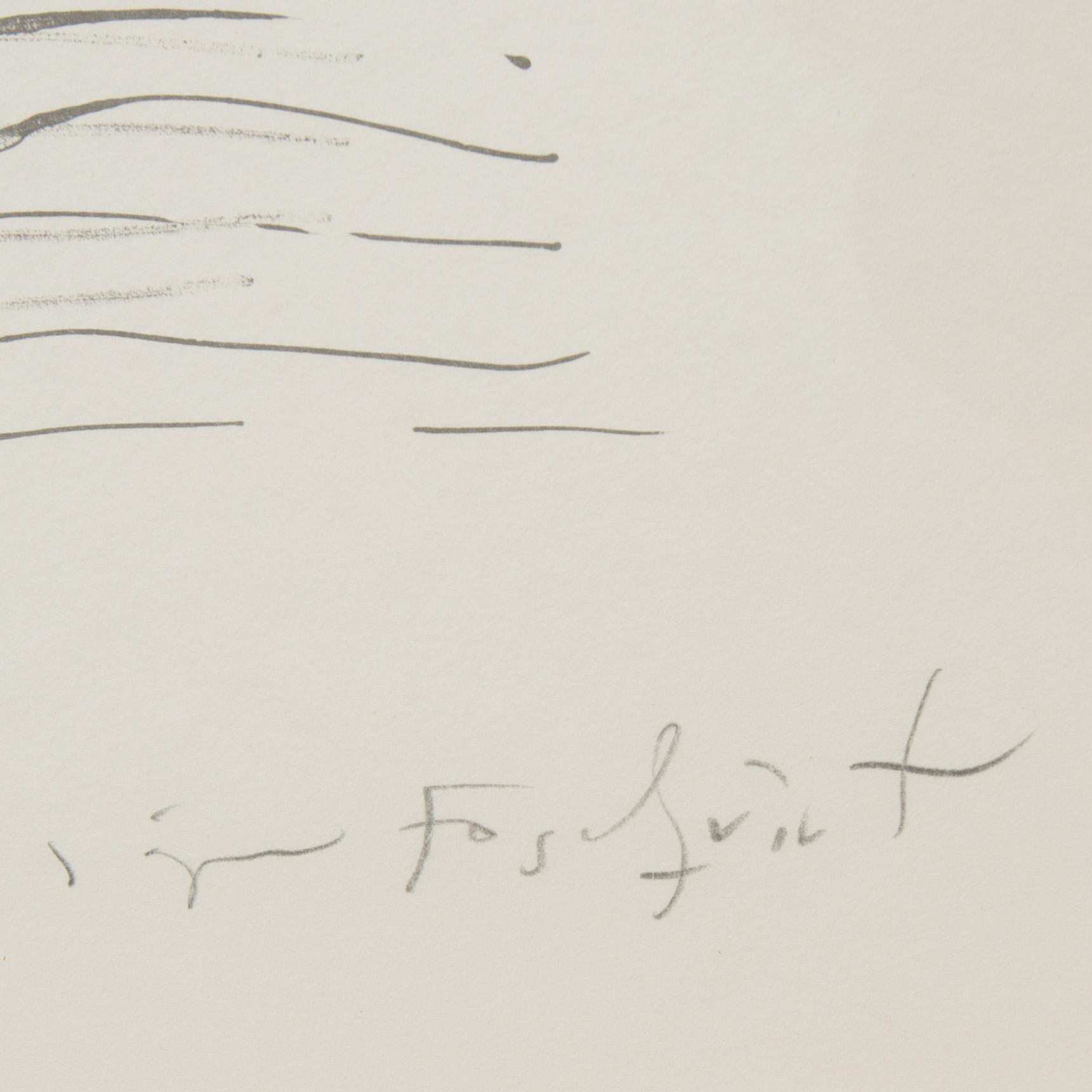 JÖRGEN FOGELQUIST, färglitografi, signerad och numrerad provtryck X/XXX.