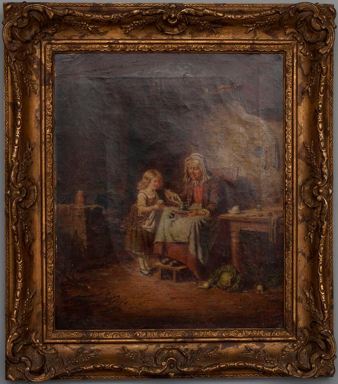 MARK WILLIAM LANGLOIS, olja på duk, signerad.