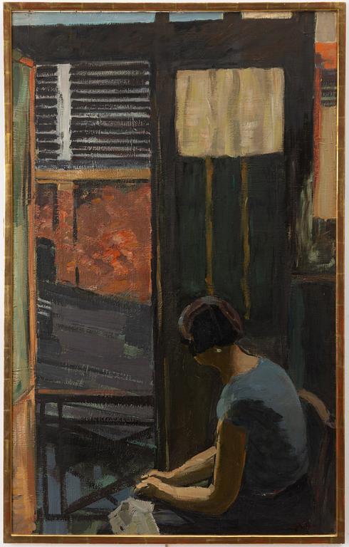 Fritiof Schüldt, “By the Studio Window, Rue Daguerre” (Paris).
