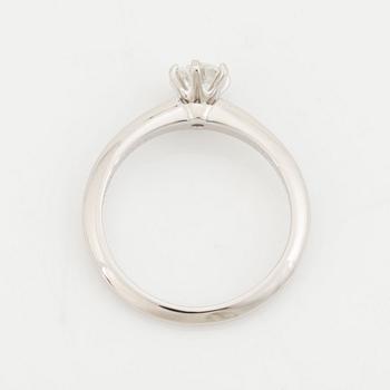 Tiffany & Co, sormus, platinaa, timantti n. 0.38 ct.