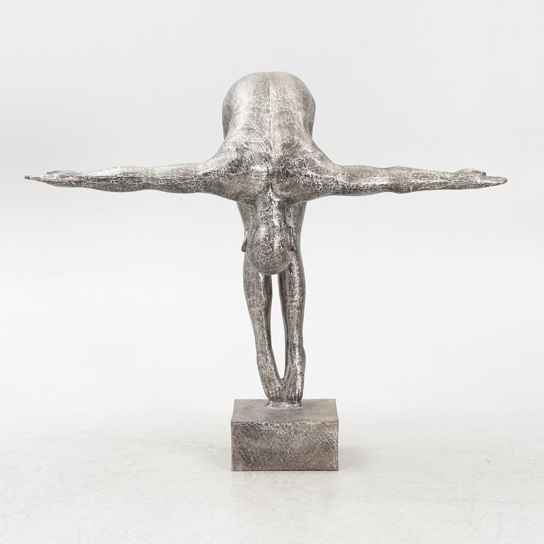 Decorative sculpture in patinated aluminium, Art People Gallery Paris.