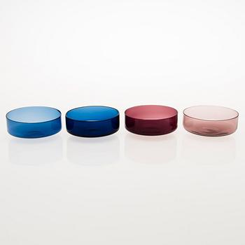 TIMO SARPANEVA, A 36-piece set of the i-line glassware for Iittala. Designed in 1958.