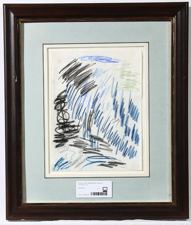 ÅKE GÖRANSSON, färgkrita och blyerts.