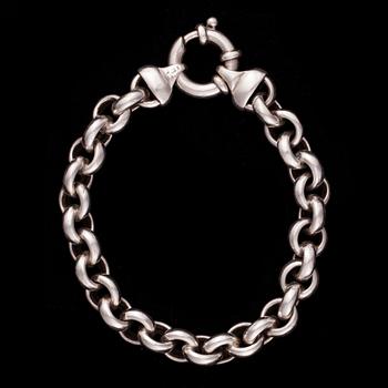 HALKEDJA och ARMKEDJA, silver, Kaunis Koru, 1990-tal. Vikt ca 80 g.