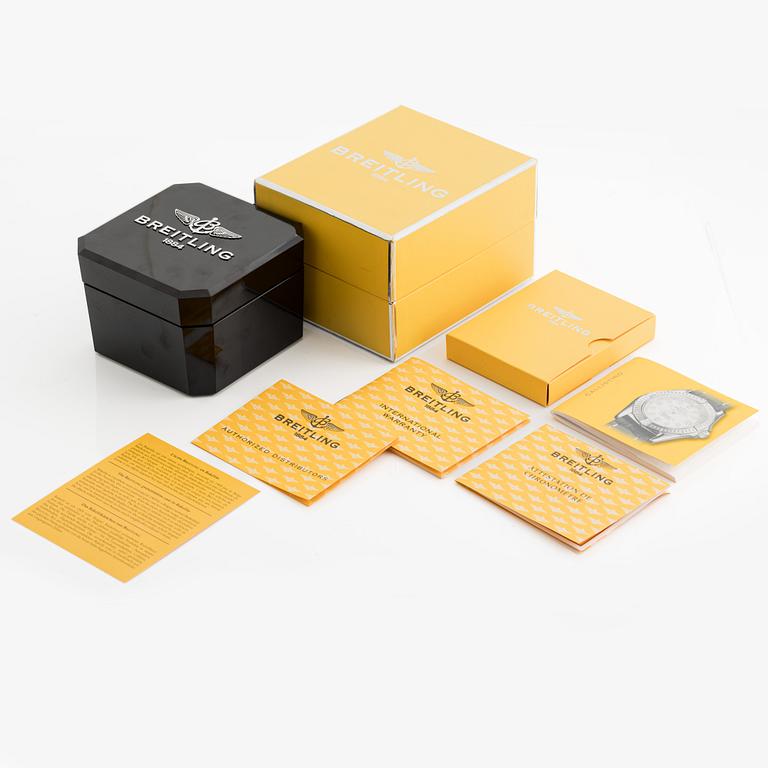 Breitling, Callistino, "mother-of-pearl dial", wristwatch, 29 mm.