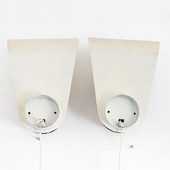 Harald Notini, a pair of model "8596" wall lamps, Arvid Böhlmarks Lampfabrik, Stockholm, 1940s-50s, 1940s-50s.