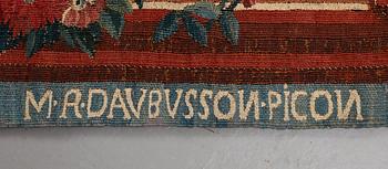 A TAPESTRY, tapestry weave, ca 271 x 500,5 cm, Aubusson, France 18th century, after Oudry.