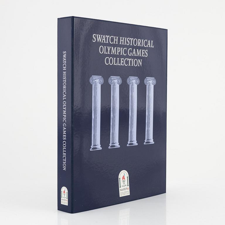 Swatch historical Olympic games collection.
