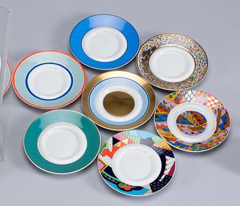 MOCCAKOPPAR, 7(8) st, porslin, Rosenthal, 1900-talets slut.