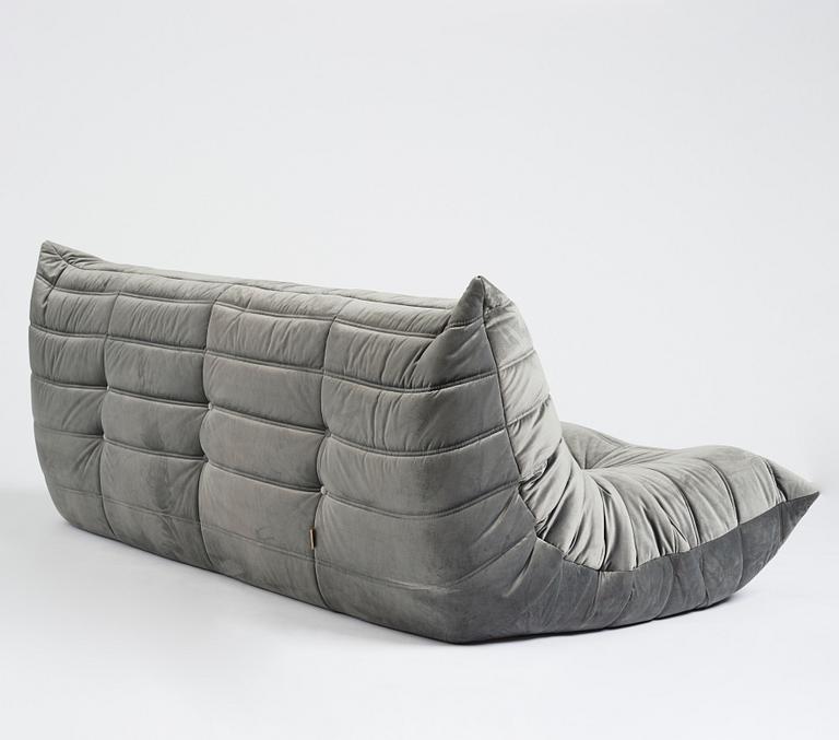Michel Ducaroy, soffa, fåtölj och fotpall, "Togo", Ligne Roset, 2000-tal.