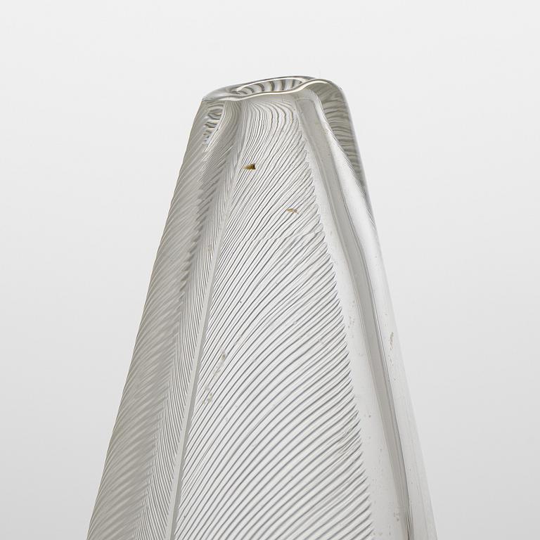 Tapio Wirkkala, A 'Sulka' Glass Vase, signed Tapio Wirkkala iittala -58.