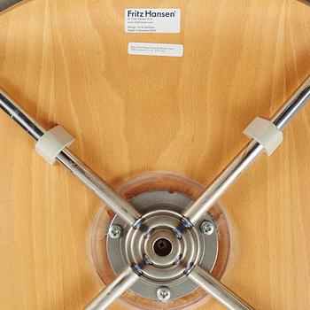 Arne Jacobsen, stolar, 6 st, "Sjuan", Fritz Hansen, Danmark.