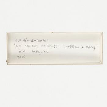EMA HARRIS-SINTAMARIAN, akrylic and ink on paper, signed and dated 2006.