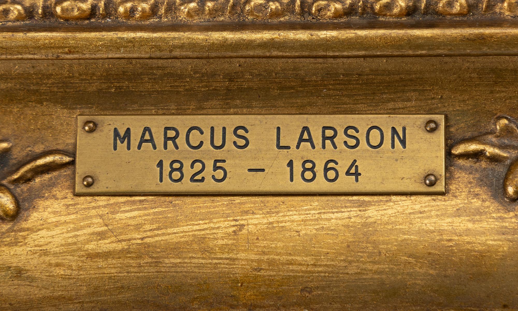 Marcus Larsson, tillskriven, Månbelyst landskap.