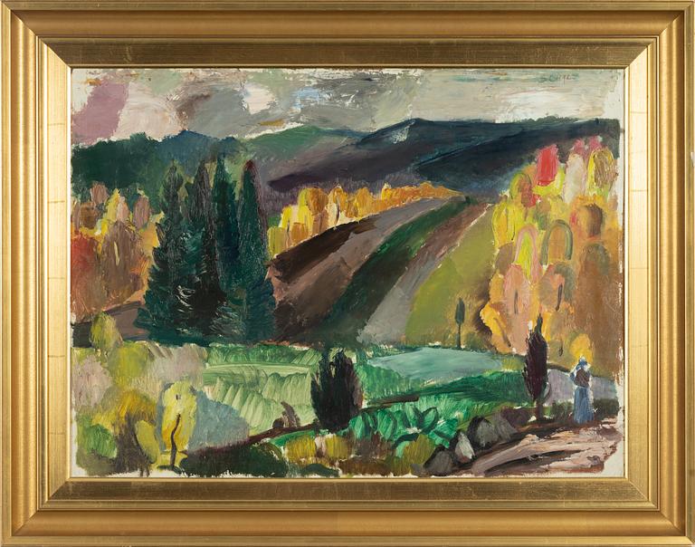 Jules Schyl, Autumn Landscape.