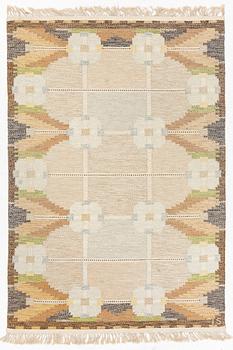 Ingegerd Silow, rug, flat weave, signed, approx. 198 x 138 cm.