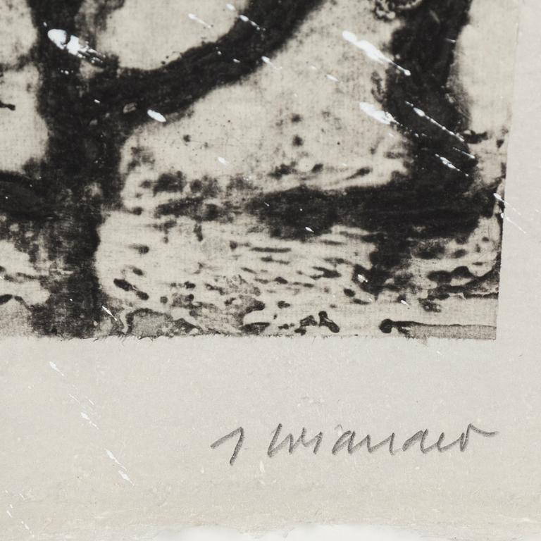 JAMES COIGNARD, carborundumetsning, signerad och numrerad 48/60.