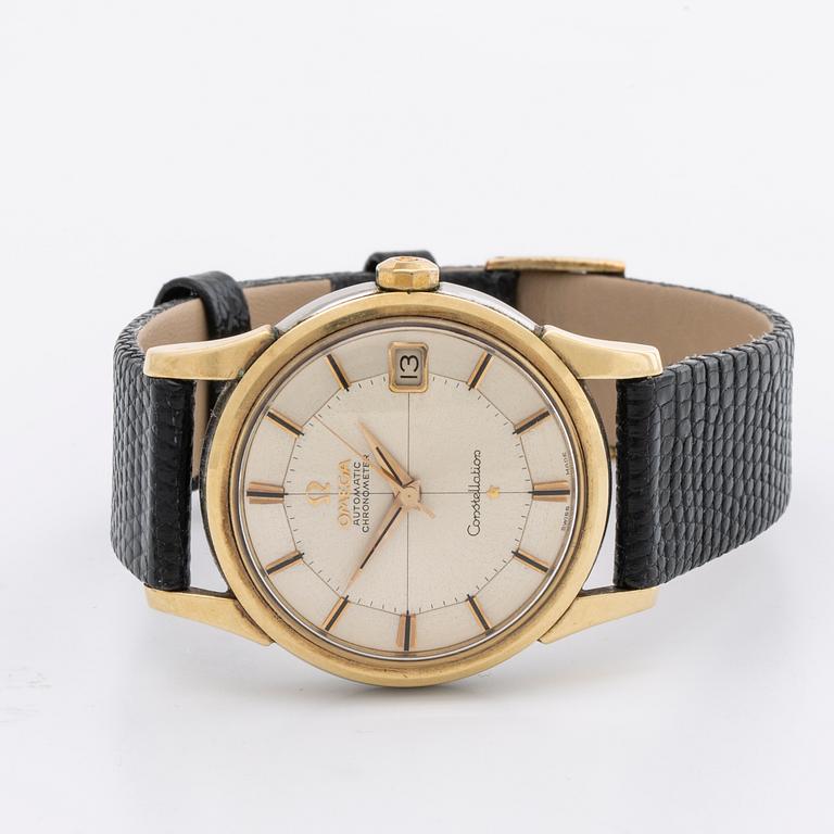 OMEGA, Constellation, Chronometer, "Pie-Pan", wristwatch, 34 mm.