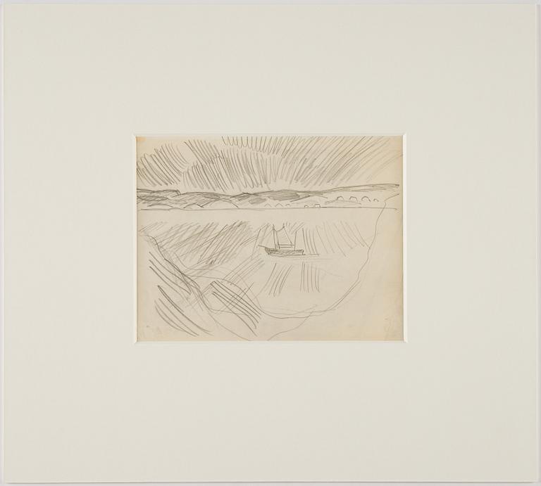 Carl Kylberg, pencil drawing.