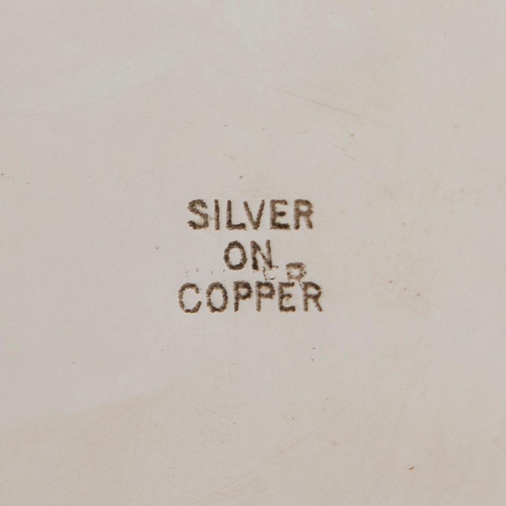 A CHAMPAGNE COOLER, silver on copper, England early 20th century.