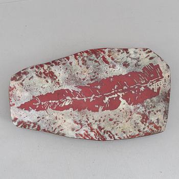 W.A.Bolin, unikt specialbeställt fat, emalj, 1960-tal.