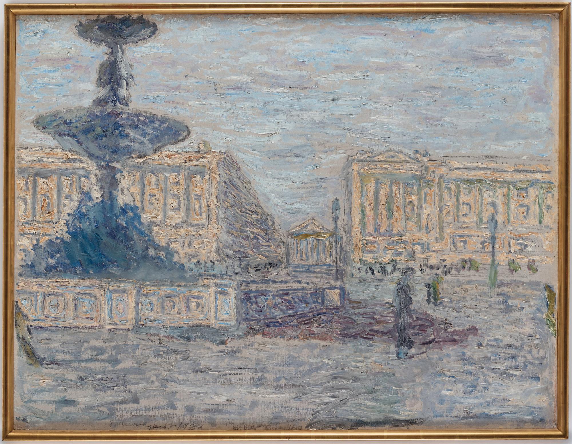 Evert Lundquist, "Place de la Concorde".