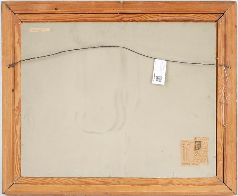 GUNNAR TORHAMN, olja på pannå, signerad.