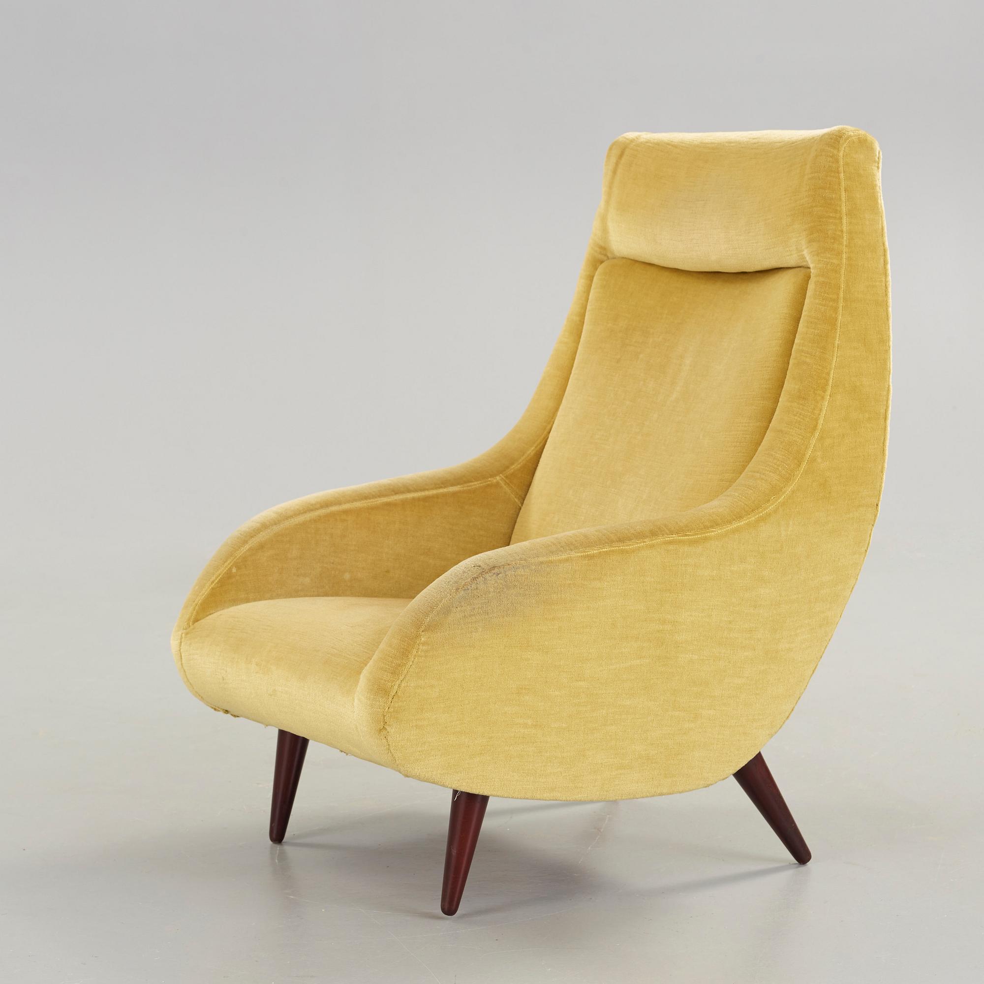 BENGT RUDA, fåtölj, "Ombord", Nordiska Kompaniet, 1950-tal.