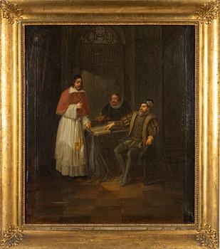 Pehr Emanuel Limnell, tillskriven, Gustaf Vasa och biskop Hans Brask.