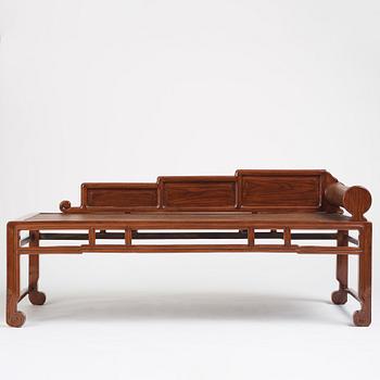 A Chinese day bed, Qing dynasty, second half of 19th century.