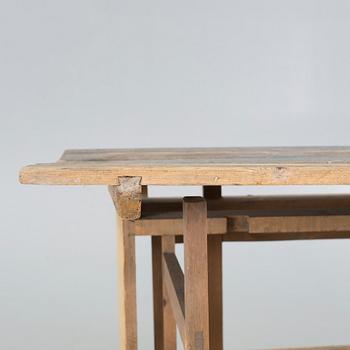 A Swedish handcrafted table, 19th century.