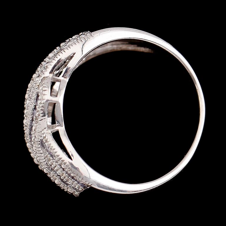RING, sterlingsilver, blå tanzaniter ca 1.40 ct,
