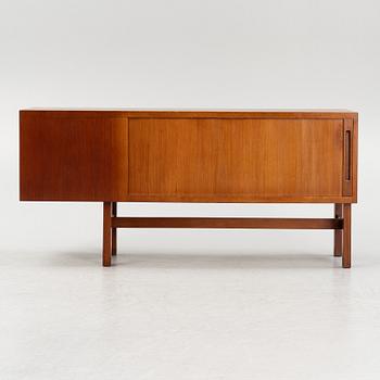 A mahogany veneered sideboard, mid 20th Century.