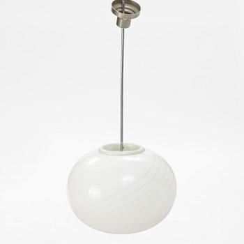 A glass ceiling light, Murano, Italy, second half of the 20th Century.