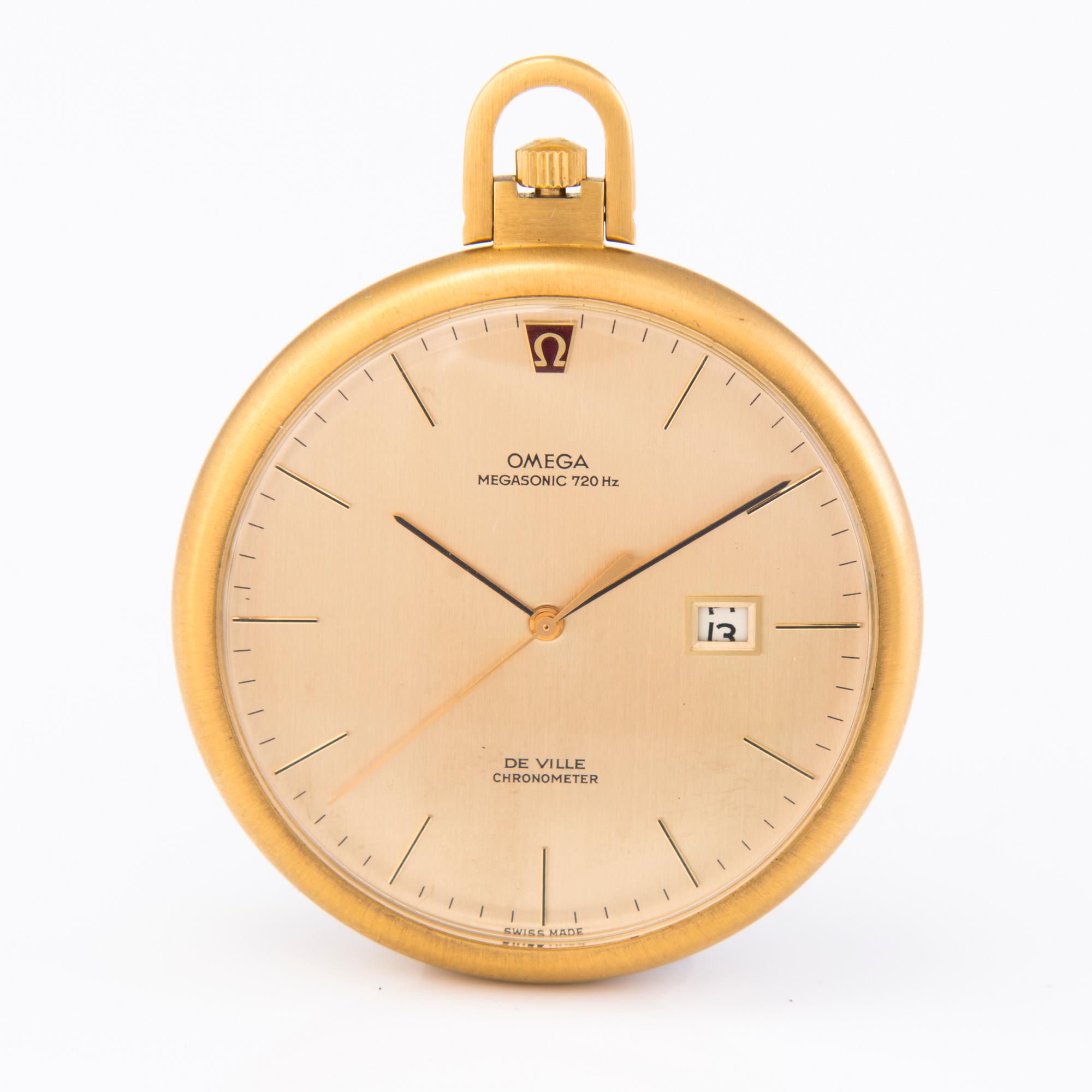 OMEGA De Ville Chronometre Megasonic 720 Hz fickur 50 mm. Bukowskis