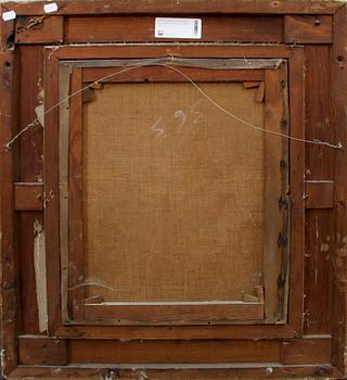 OKÄND KONSTNÄR, oljor på duk, ett par, bär otydl sign.