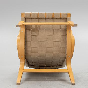 Bruno Mathsson, a pair of armchairs, "Eva", Dux, late 20th century.