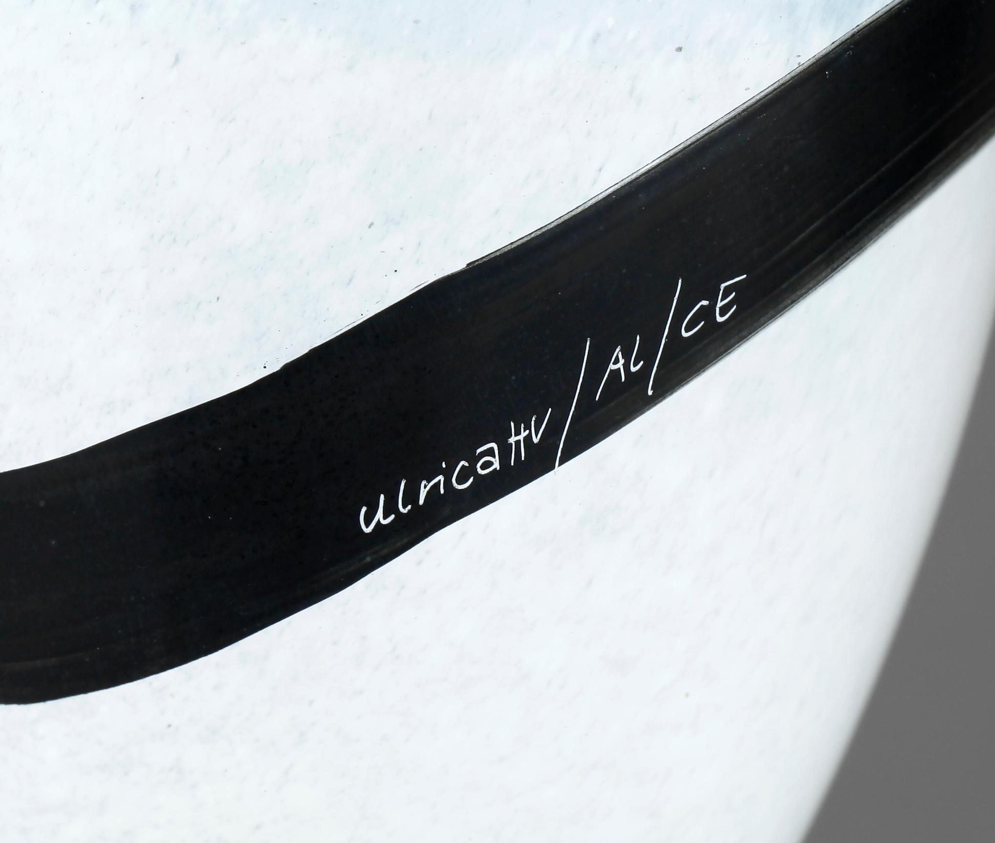 POKALGLAS, 2 st, glas, Ulrica Hydman Vallien. Kosta Boda.