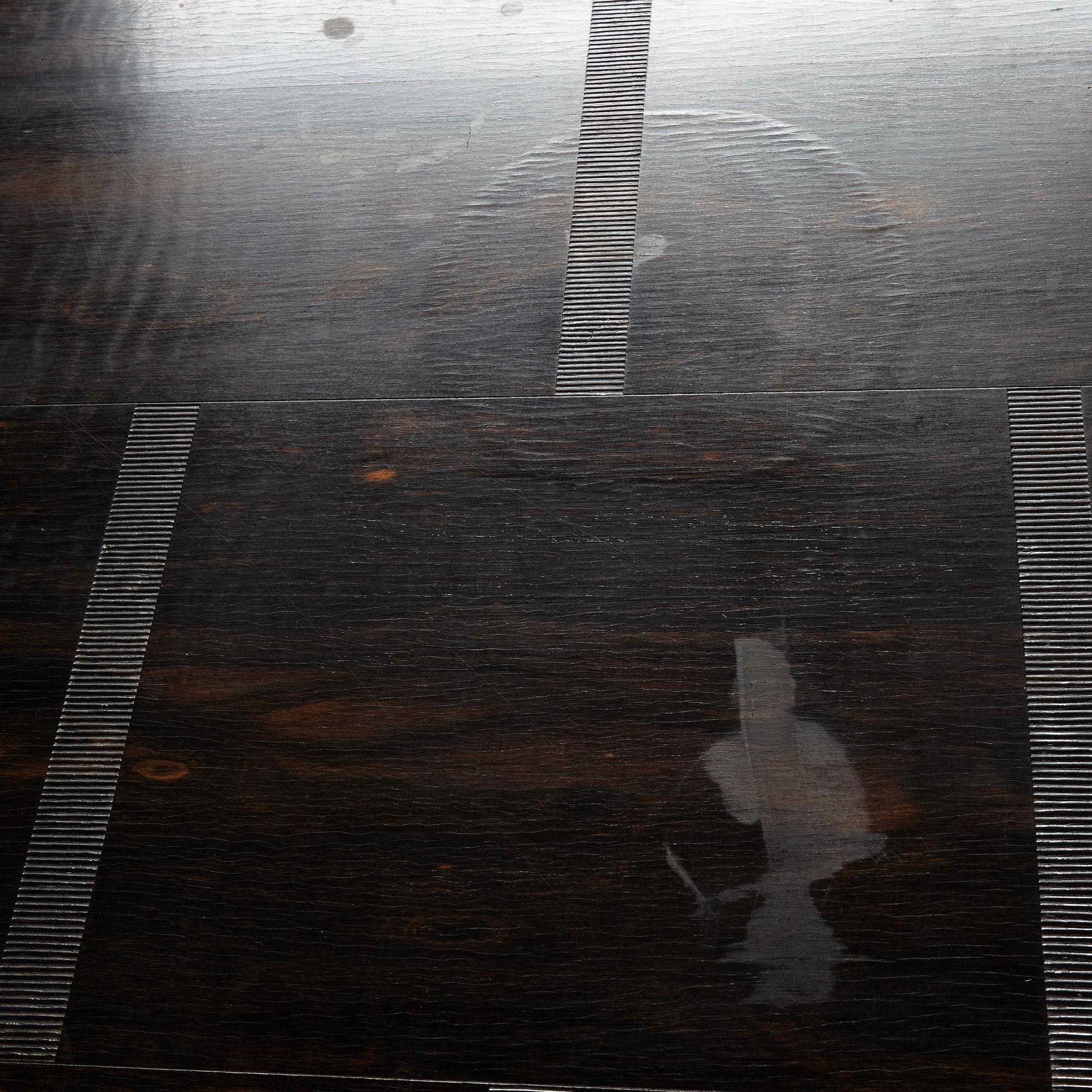 Hjalmar Jackson, A Hjalmar Jackson ebony and pearwood desk/library table, Stockholm ca 1934.