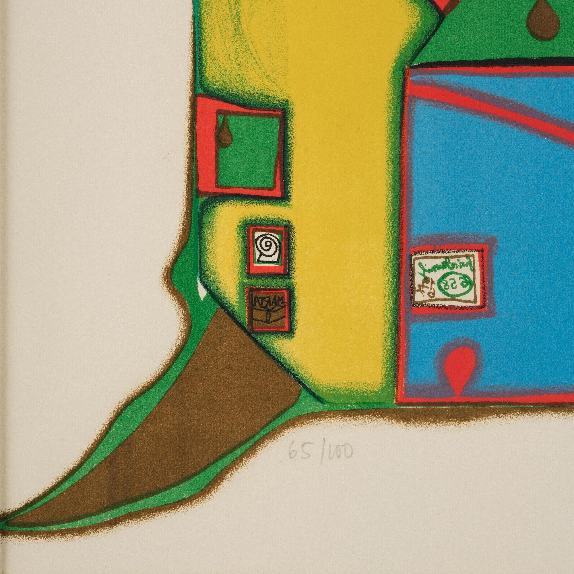 Friedensreich Hundertwasser, "The False Eyelash".