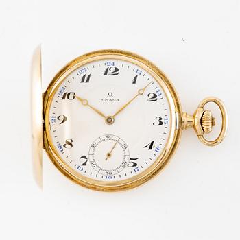 Omega, Savonett, 14K guld, 49 mm.
