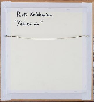 PERTTI KOLEHMAINEN, blandteknik, tusch och akryl, signerad och daterad 1973.