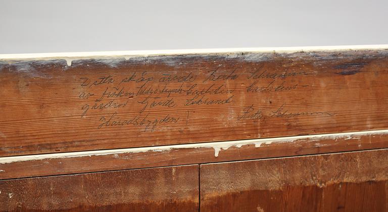 SKÄNK, gustaviansk, troligen Dalarna, 1800-talets första hälft.