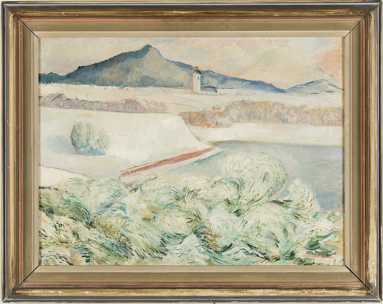 LEANDER ENGSTRÖM, oil on canvas, signed and dated 1913.