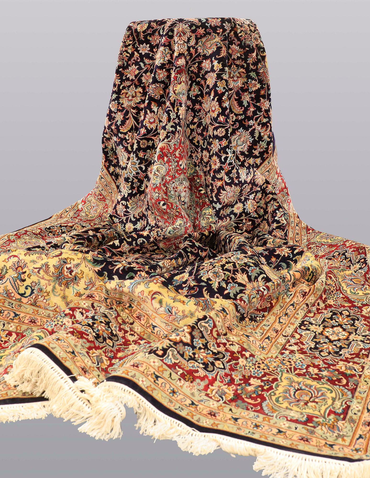 A carpet, 280 x 185 cm.