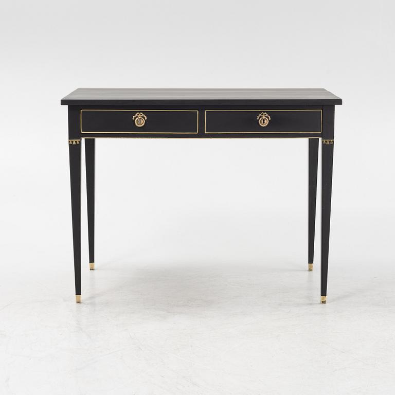 A Gustavian style desk, around 1900.